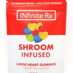 Gomme commestibili a cuore grande infuse di funghi INfinite Rx (4000mg)